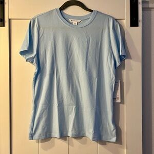 NWT Athleta Favorite Cotton Tee in Light Blue (M)